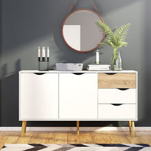 Load image into Gallery viewer, Oslo Sideboard - Large - 3 Drawers 2 Doors in White and Oak
