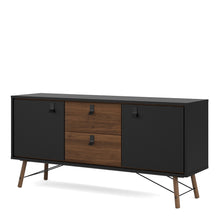 Load image into Gallery viewer, Ry Sideboard 2 doors + 2 drawers in Matt Black Walnut
