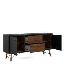 Load image into Gallery viewer, Ry Sideboard 2 doors + 2 drawers in Matt Black Walnut
