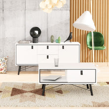 Load image into Gallery viewer, Ry Sideboard 2 doors + 2 drawers in Matt White
