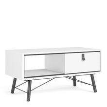 Load image into Gallery viewer, Ry Coffee table with 1 drawer in Matt White
