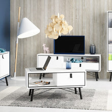 Load image into Gallery viewer, Ry Coffee table with 1 drawer in Matt White
