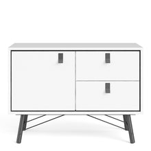 Load image into Gallery viewer, Ry Sideboard with 1 door + 2 drawers in Matt White
