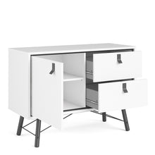 Load image into Gallery viewer, Ry Sideboard with 1 door + 2 drawers in Matt White
