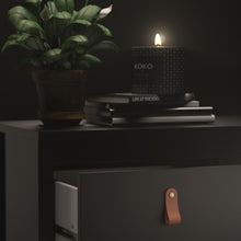 Load image into Gallery viewer, Barcelona Bedside Table 2 drawers in Matt Black
