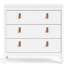 Load image into Gallery viewer, Barcelona Chest 3 drawers in White
