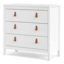 Load image into Gallery viewer, Barcelona Chest 3 drawers in White
