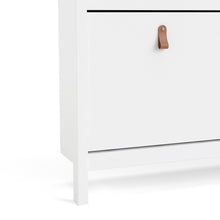 Load image into Gallery viewer, Barcelona Shoe cabinet 4 compartments in White
