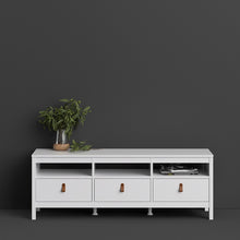 Load image into Gallery viewer, Barcelona Tv-unit 3 drawers in White
