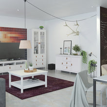 Load image into Gallery viewer, Barcelona Sideboard 2 doors + 3 drawers in White
