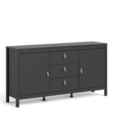 Load image into Gallery viewer, Barcelona Sideboard 2 doors + 3 drawers in Matt Black
