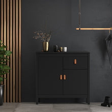 Load image into Gallery viewer, Barcelona Sideboard 2 doors + 1 drawer in Matt Black
