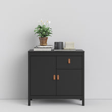 Load image into Gallery viewer, Barcelona Sideboard 2 doors + 1 drawer in Matt Black
