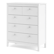 Load image into Gallery viewer, Madrid Chest 3+2 drawers in White
