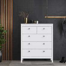 Load image into Gallery viewer, Madrid Chest 3+2 drawers in White
