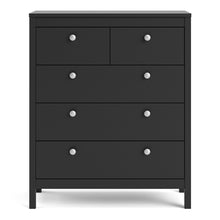 Load image into Gallery viewer, Madrid Chest 3+2 drawers in Matt Black
