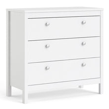 Load image into Gallery viewer, Madrid Chest 3 drawers in White
