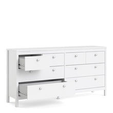 Load image into Gallery viewer, Madrid Double dresser 4+4 drawers in White
