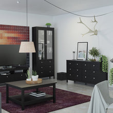 Load image into Gallery viewer, Madrid Double dresser 4+4 drawers in Matt Black
