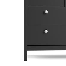 Load image into Gallery viewer, Madrid Double dresser 4+4 drawers in Matt Black
