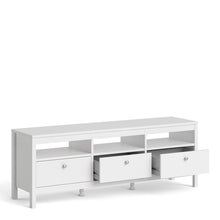 Load image into Gallery viewer, Madrid Tv-unit 3 drawers in White
