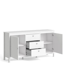 Load image into Gallery viewer, Madrid Sideboard 2 doors + 3 drawers in White
