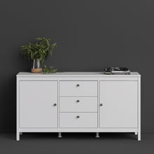 Load image into Gallery viewer, Madrid Sideboard 2 doors + 3 drawers in White
