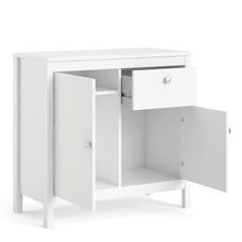 Load image into Gallery viewer, Madrid Sideboard 2 doors + 1 drawer in White
