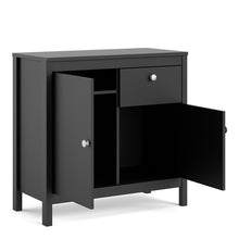 Load image into Gallery viewer, Madrid Sideboard 2 doors + 1 drawer in Matt Black
