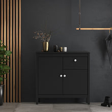 Load image into Gallery viewer, Madrid Sideboard 2 doors + 1 drawer in Matt Black
