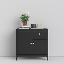 Load image into Gallery viewer, Madrid Sideboard 2 doors + 1 drawer in Matt Black
