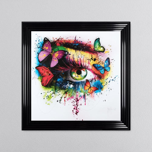 Butterfly Eye Patrice Murciano Framed Artwork 85*85cm