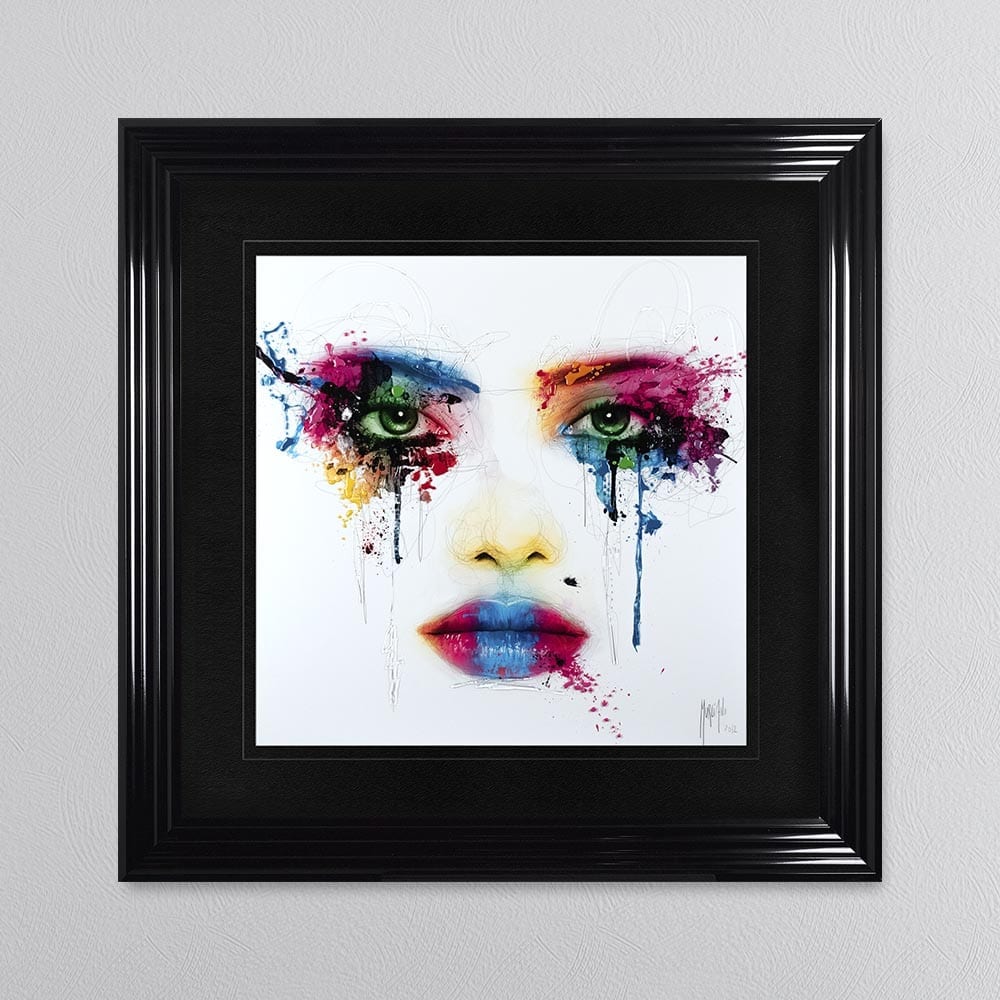 Face Patrice Murciano Framed Wall Art 90*90cm