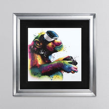 Load image into Gallery viewer, Patrice Murciano Monkey Gamer Framed Wall Art 90*90cm
