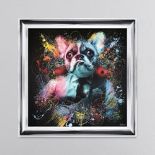 Load image into Gallery viewer, Colour Frenchie Framed Wall Art 90*90cm
