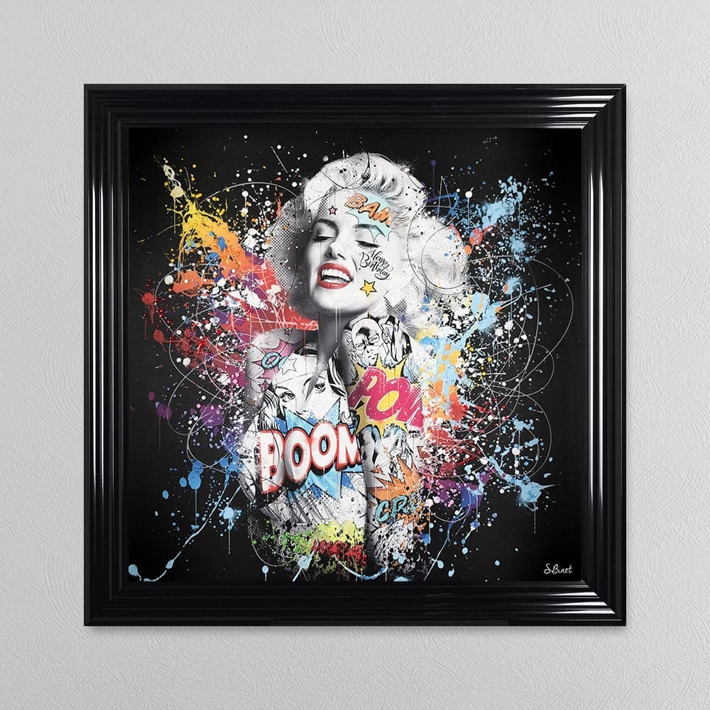 Colour Marilyn Monroe Framed Wall Art 90*90cm