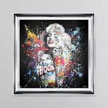 Load image into Gallery viewer, Colour Marilyn Monroe Framed Wall Art 90*90cm
