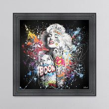 Load image into Gallery viewer, Colour Marilyn Monroe Framed Wall Art 90*90cm
