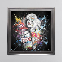 Load image into Gallery viewer, Colour Marilyn Monroe Framed Wall Art 90*90cm
