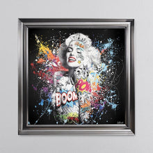 Load image into Gallery viewer, Colour Marilyn Monroe Framed Wall Art 90*90cm
