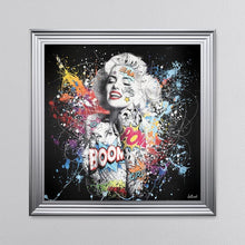 Load image into Gallery viewer, Colour Marilyn Monroe Framed Wall Art 90*90cm
