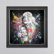 Load image into Gallery viewer, Colour Marilyn Monroe Framed Wall Art 90*90cm
