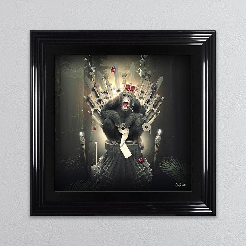 King Of Thrones Framed Wall Art