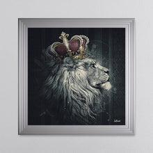 Load image into Gallery viewer, Lion Mafia King Framed Wall Art 90*90cm
