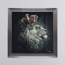 Load image into Gallery viewer, Lion Mafia King Framed Wall Art 90*90cm
