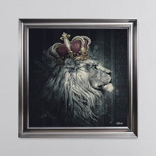 Load image into Gallery viewer, Lion Mafia King Framed Wall Art 90*90cm
