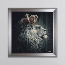 Load image into Gallery viewer, Lion Mafia King Framed Wall Art 90*90cm
