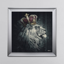 Load image into Gallery viewer, Lion Mafia King Framed Wall Art 90*90cm
