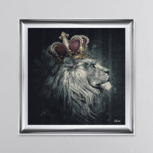 Load image into Gallery viewer, Lion Mafia King Framed Wall Art 90*90cm
