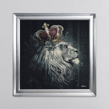 Load image into Gallery viewer, Lion Mafia King Framed Wall Art 90*90cm
